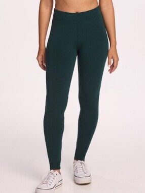 Woolx Stella Duralite Merino Wool Leggings Small Green Base Layer Performance